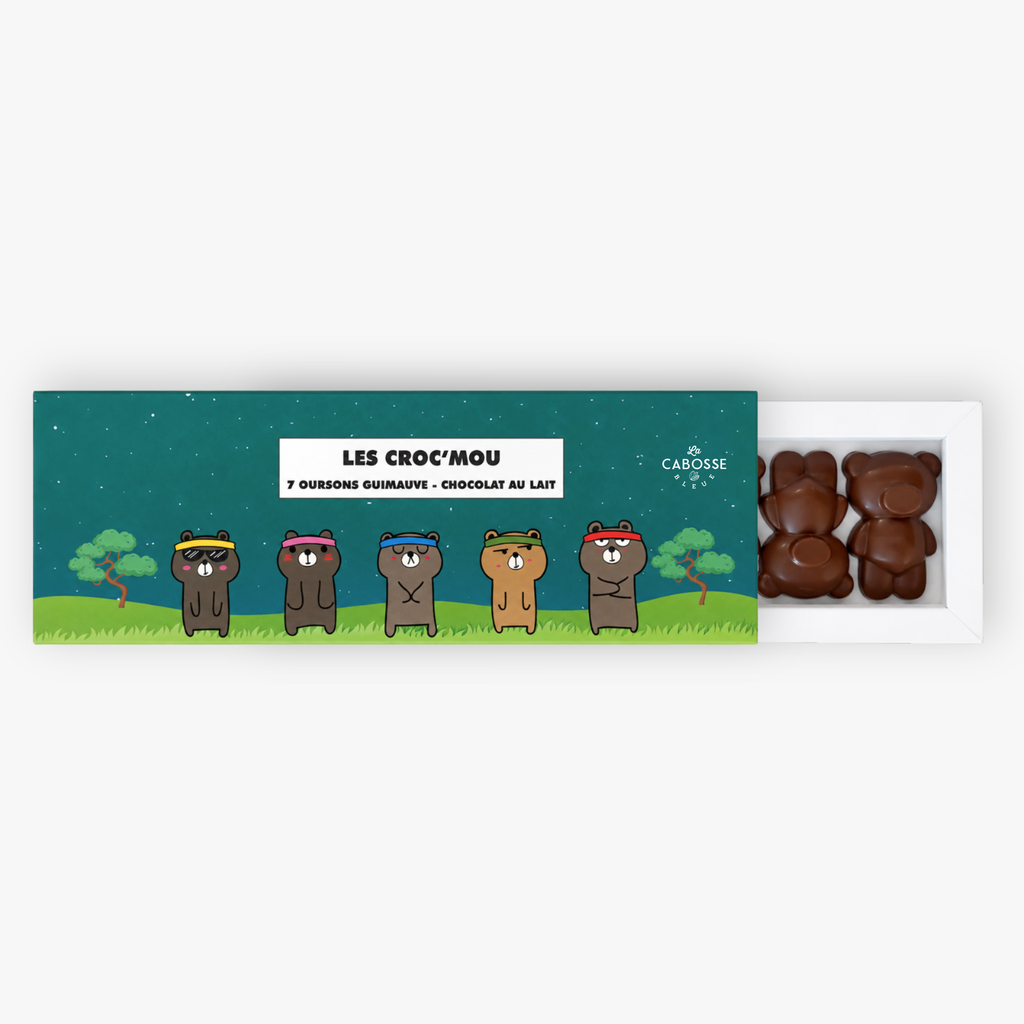 BOITE DE 7 OURSONS LAIT